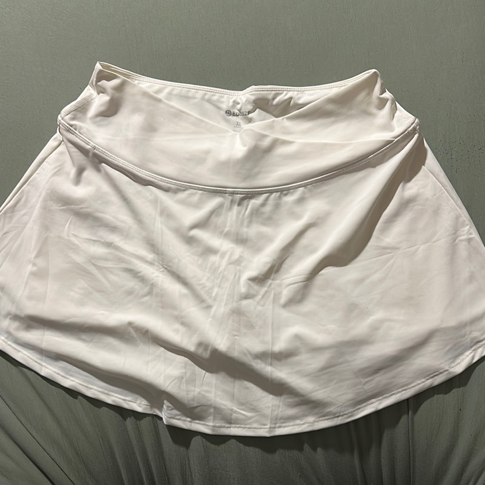 Amazon White Mini Skater Skirt Athletic